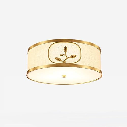 Lustre QHQQXN fmount pour éclairer une petite chambre avec un plafonnier laiton