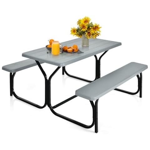 MEDIMALL Portable Picnic Table Set Cover