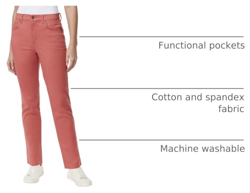 Image of Gloria Vanderbilt Womens Amanda Classic High Rise Tapered Jean Plus Size