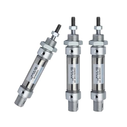 Vérin pneumatique CD85N à double effet avec course fluide de 60mm - 2