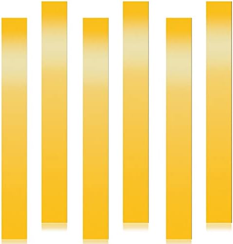 6 Pieces Brass Strip, Brass Shim Stock Assortment, 1" Width x 12" Length, 0.002", 0.004", 0.006", 0.008", 0.012" and 0.016" Thickness,Brass Sheet Metal Shims