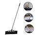 IWOWHERO Heavy Duty Outdoor Broom Handle Detachable Wide Brush for Efficient Cleaning of Gardens Patios and Versatile Cleaner for Concrete and Brick