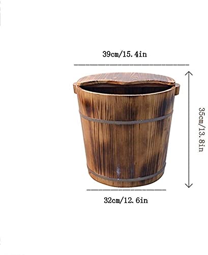 Spa de pies de madera artesanal para masaje miniatura 5