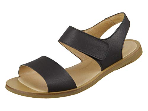 El Naturalista Tulip, Sandalias con Punta Abierta para Mujer, Negro Black Black, 40 EU