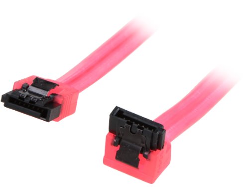 Cable SATA 18 pulgadas con bloqueo, rojo