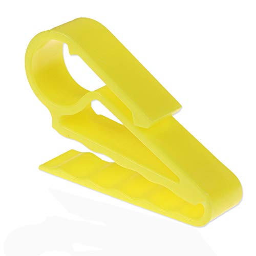 HOW TRUE 6 PCS Golf Cigar Holder Clip for Golfers, Yellow