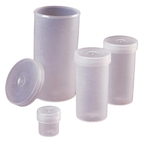 Flacon d'échantillon Nalgene® en LDPE, 18 ml, avec bouchon, diamètre extérieur 27,1 mm, hauteur 52,6 mm