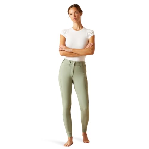 Image of ARIAT Women's Tri Factor Grip Knee Patch Breech, Lily Pad, 30