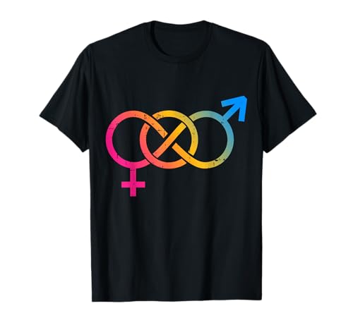 Bandiera dell'orgoglio pansessuale dell'Infinity Pan LGBTQ, fantastica idea regalo per alleati LGBT Maglietta