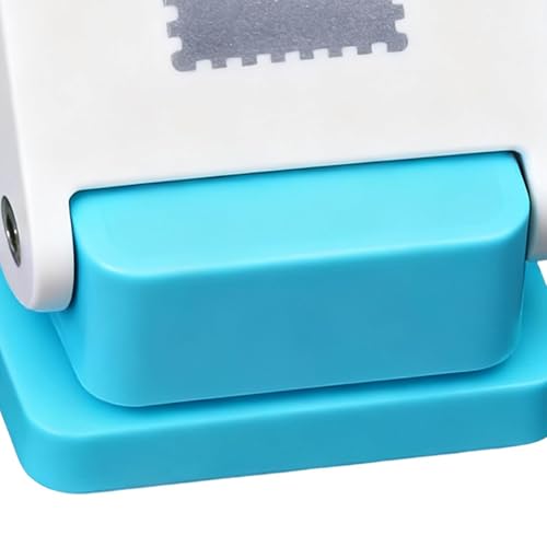 Perforadora para papel de sellos y troqueladora rectangular festoneada 6
