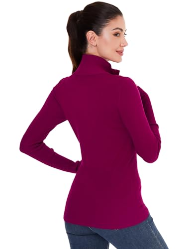 AmélieBoutik Women Stand Collar Zip up Knit Long Sleeve Cardigan Sweater Jackets2