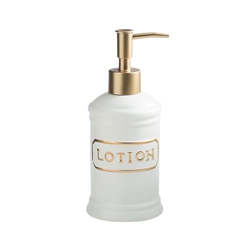Bathroom Ceramic Dispensed Press Bottle Body Wash Shampoo Portioning Bottles