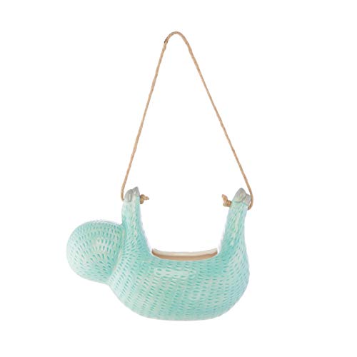 Hanging planter Sloth Seymour par Sass & Belle en céramique artisanale
