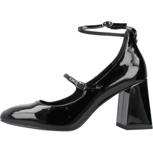 Tamaris Damen Pumps Blockabsatz Vegan; Black, EU 36 – Ansicht 2