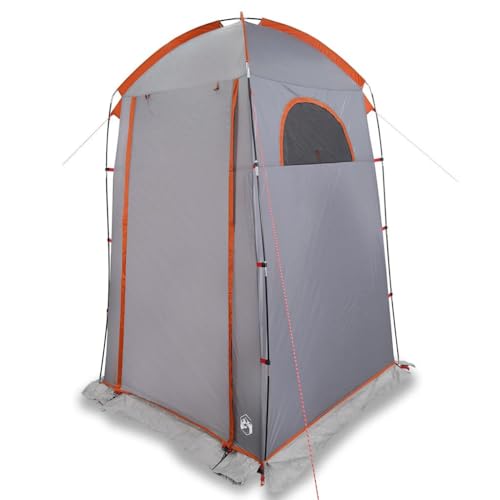 Brokky 4009475 Shower Tent Grey and Orange Waterproof Shower Privacy Toilet Tent Beach Portable Changing Dressing Camping Pop Up tents Room Sun Sunshade Baby Outdoor Backpack Shelter Canopy - Image 2