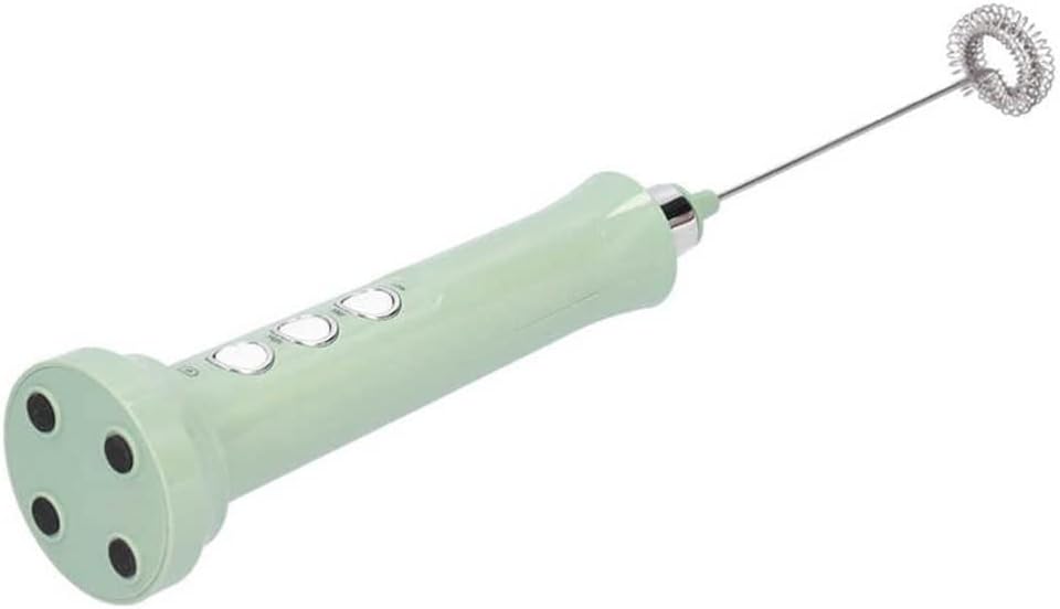 Milk Frother Electric Mixer Three-Speed Charging 1200mAh Battery Handheld with 3 Mixing Coffee