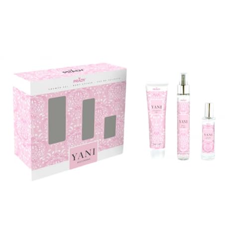 Prady – Pack Yani Mujer (Gel de Ducha, Body Splash, Eau de Toilette) – Aroma floral con carácter – Cuidado diario completo – Estuche ideal para regalo – Fragancia duradera, fresca y femenina