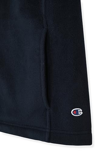 Image of Champion Boys Polar Fleece Vest Lightweight Sleeveless Zip Front Jacket with Pockets, Kids Outdoor Layering