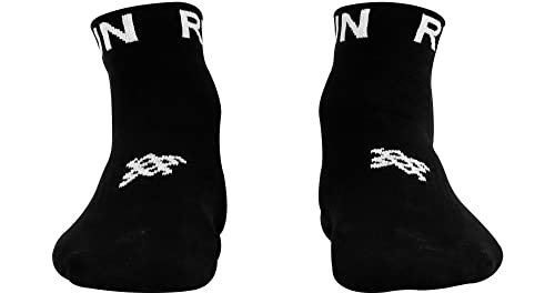 Meia Curta para Corrida Hupi - Running Pro Run Preto, Cor: Preto
