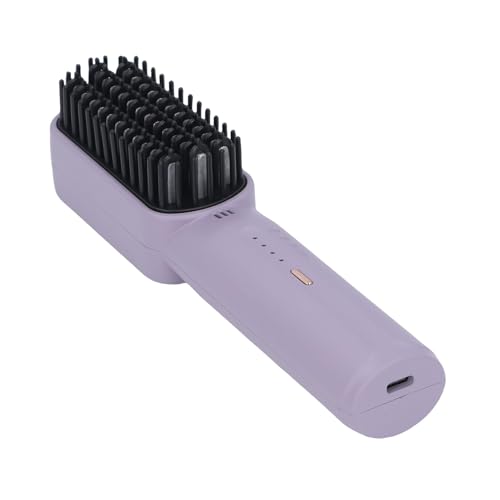 Cepillo Alisador de Pelo Portátil Morado miniatura 1
