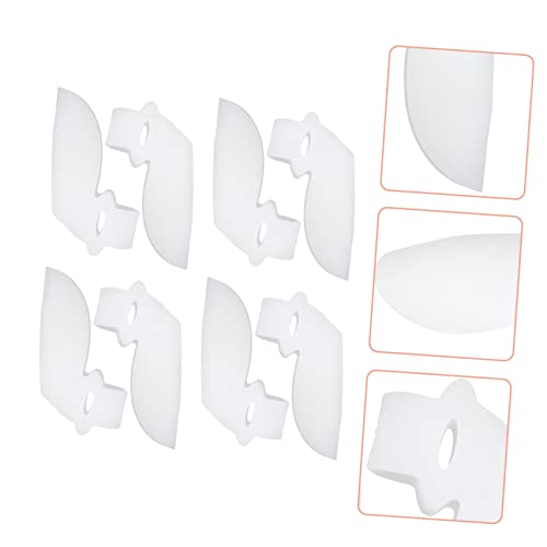 Gogogmee 4 Pairs of Silicone Toe Separators for Bunion Relief Adjustable Size Foot Care Supplies for Women and Men Suitable for Daily Use