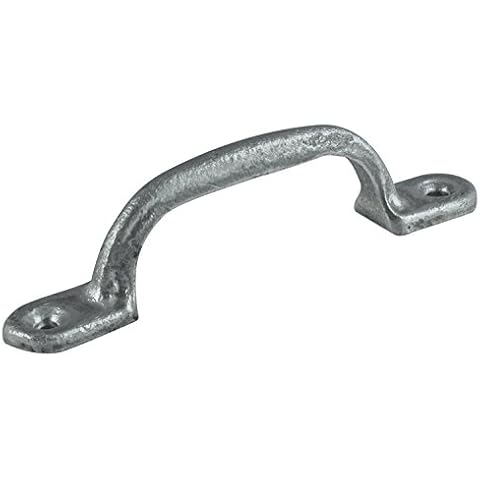 Hausen Traditional 4”/6” Cast Iron D Handle Kitchen Cupboard Wardrobe Cabinet Door Handle Cover