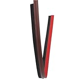 MUELODSIC Guarnizione a Spazzola la Parte Inferiore della Porta, Paraspifferi Regolabile in Gomma da 99 Cm Spazzola Marrone Trasparente, Riduce Rumore e Blocca Correnti D’aria per Porte