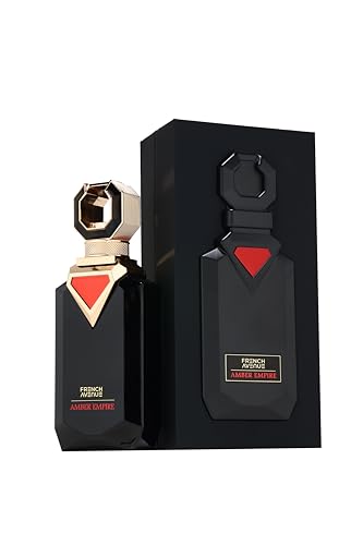 French Avenue Amber Empire, Oriental Amber Extrait de parfum pour homme, 100 ml, avec des notes d'ambre, de vanille et de bois de santal – Image 3