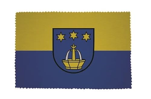 U24 Brillenputztuch Niefern-Öschelbronn Fahne Flagge Glasreinigungstuch Microfasertuch