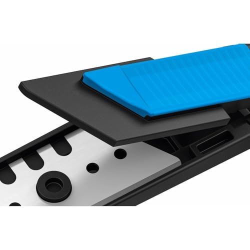 MARTOR Sicherheitsmesser Mit Klingeneinzug, SECUNORM 500, Profi Cuttermesser, Aluminium, Rechts- & Linkshänder, Logistik, GS Geprüft