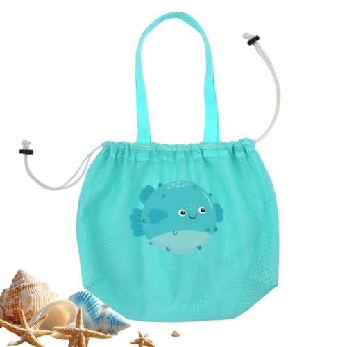Bolsa de playa de malla plegable para juguetes infantiles en excursiones de camping y piscina 2