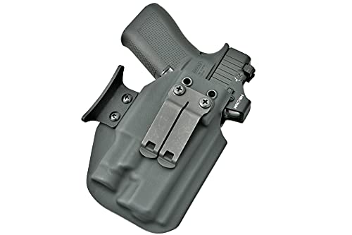 Code 4 Defense Light Bearing IWB Inside The Waistband Blackout Series Kydex Holster for The Glock 48 MOS with Streamlight TLR-7 Sub - Black (Right) by Code 4 Defense - Used condition - US$52.24
