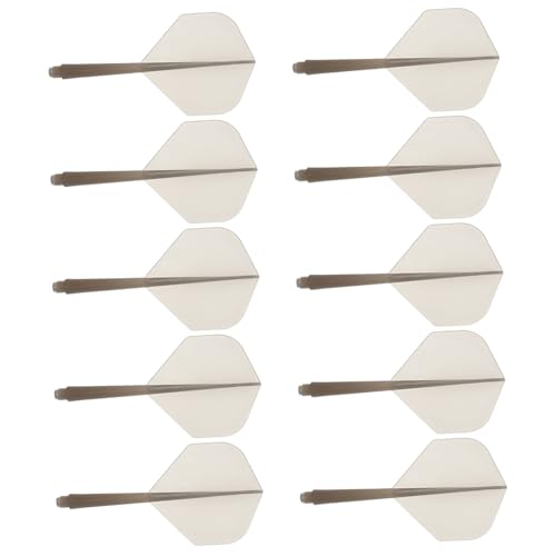 Happyyami Stable Shafts 75% Transparency Plastic 10pcs Replaceable Supplies Tail Wings Easy Assembly