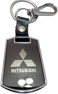 ميداليه مفاتيح سياره متوافق مع شعار ميتسوبيشى من المعدن المطلى نيكل لامع