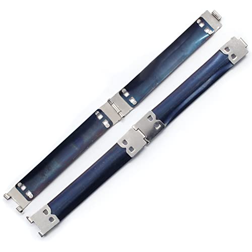 Image of Metal Internal Flex Frame Kiss Clasp, Silver, 90mm