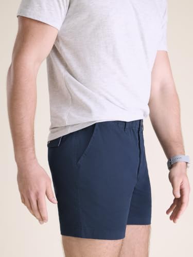 Image of Chubbies Chino Shorts Men 5.5 Inch - Mens Shorts Casual with Elastic Waistband, Side and Back Pockets, Stretch Cotton Blend