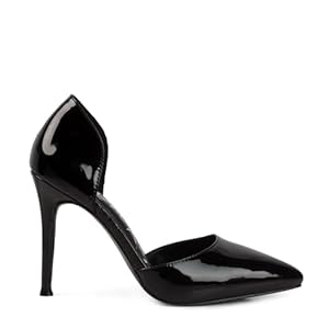 Women’s Candy Cane Patent Faux Leather High Heel Pumps