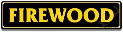 Firewood Sign Rustic Firewood Street Sign Funny Metal Sign Door N...