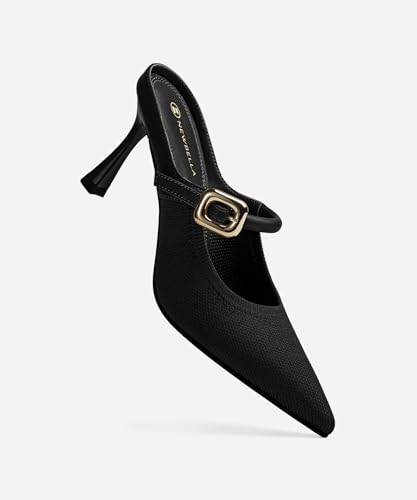 Image of NEWBELLA Women's Pointed Toe Heeled Mules