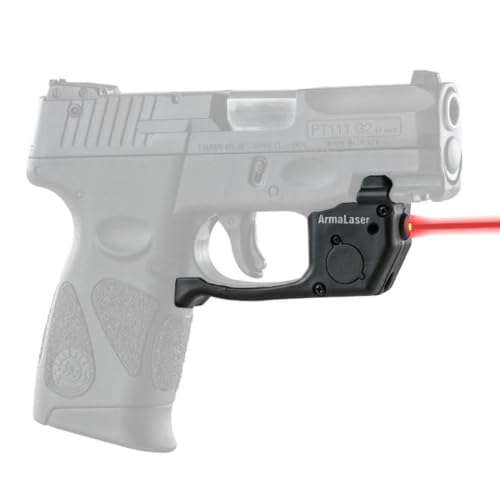 ArmaLaser TR23 Red Laser Sight (FITS Taurus G2C, G3C, PT111/PT140 G2, G2S, and G3 Compact Only) Does NOT Fit GX4 or TX22 Class IIIA Certified