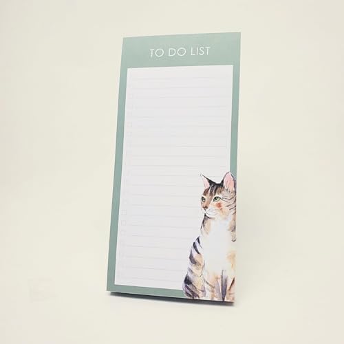 Image of Punch Studio Watercolor Pets Cats Notepad, Listpad and Magnet Set (59255)