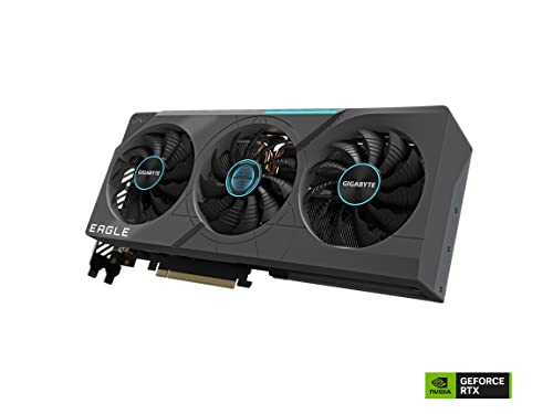 Image of GIGABYTE GeForce RTX 4070 Ti Eagle OC 12G Graphics Card, 3X WINDFORCE Fans, 12GB 192-bit GDDR6X, GV-N407TEAGLE OC-12GD Video Card