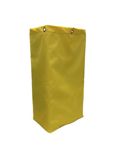 Image of American Supply Replacement Janitorial Cart Bag 27 inch (27 inches, Yellow, 1)
