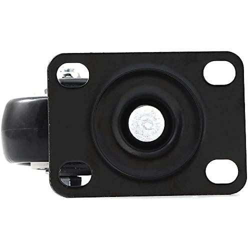Online Best Service YC8512 ™ 12 Pack Swivel 2 Inch Caster Wheels Rubber Base With Top Plate & Bearing Heavy Duty thumb #7