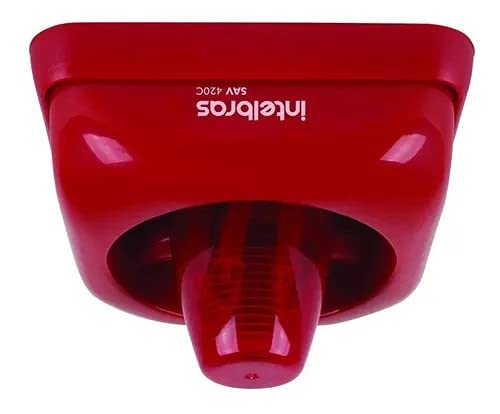Sinalizador Audio Visual Convencional SAV 420C Vermelho Intelbras
