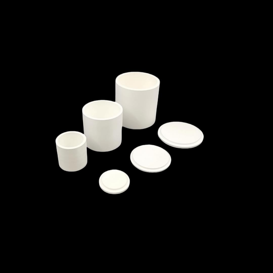 Crogiolo ceramico in nitruro di boro ad alta temperatura - Crogiolo for forno BN durevole for fusione di metalli, fusione di silicati, 1 pz.(3ml*20 * 16 * 18mm)
