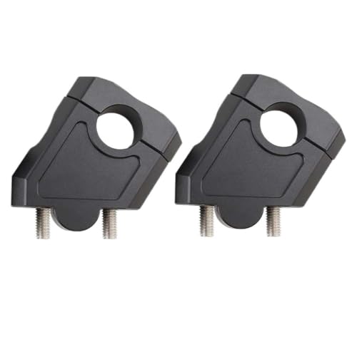 Pontets de guidon de moto 22mm rehausseur universel noir pour guidon de motocross