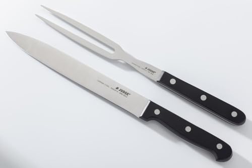 Judge Carving Knife and Fork Set, High Grade Stainless Steel, Dishwasher Safe