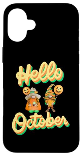 Hello October �m�[�� ���� �H �p���v�L�� �O���t�B�b�N �X�}�z�P�[�X iPhone 16 Plus �p