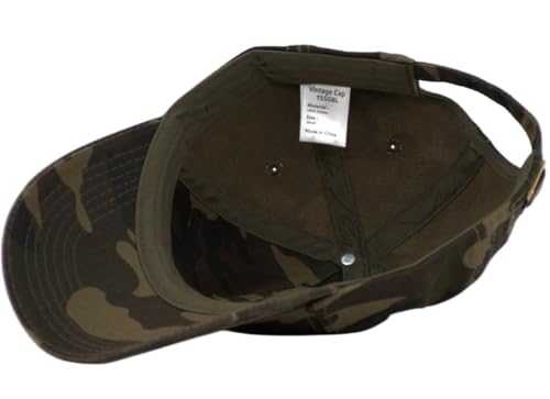 Image of TSSGBL Vintage Cotton Washed Baseball Cap S to XXL Unstructured Low Profile Adjustable Distressed Dad Hat for Men Women
